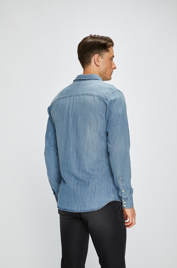 Одяг Jack & Jones - Сорочка 12138115 блакитний