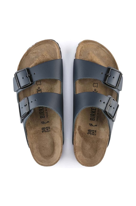Δερμάτινες παντόφλες Birkenstock Arizona 51151 σκούρο μπλε