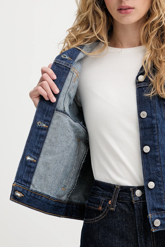 Levi's - Bunda Original Trucker 29945.0036 tmavomodrá