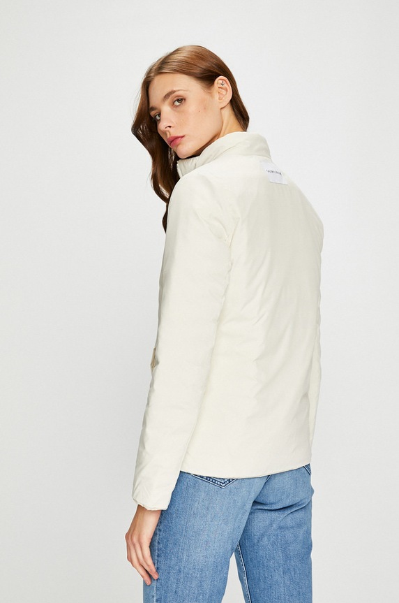 Calvin Klein Jeans - Пухено яке с две лица J20J207785 бежов