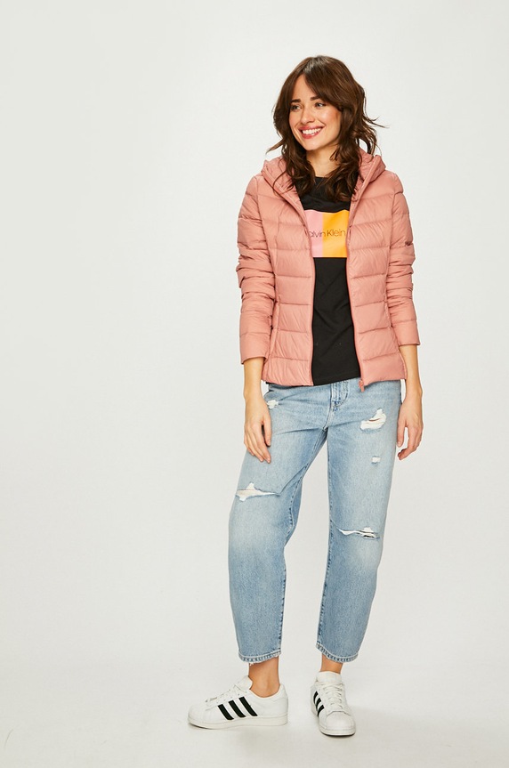 Vila - Kurtka puchowa 14047054 różowy AA00