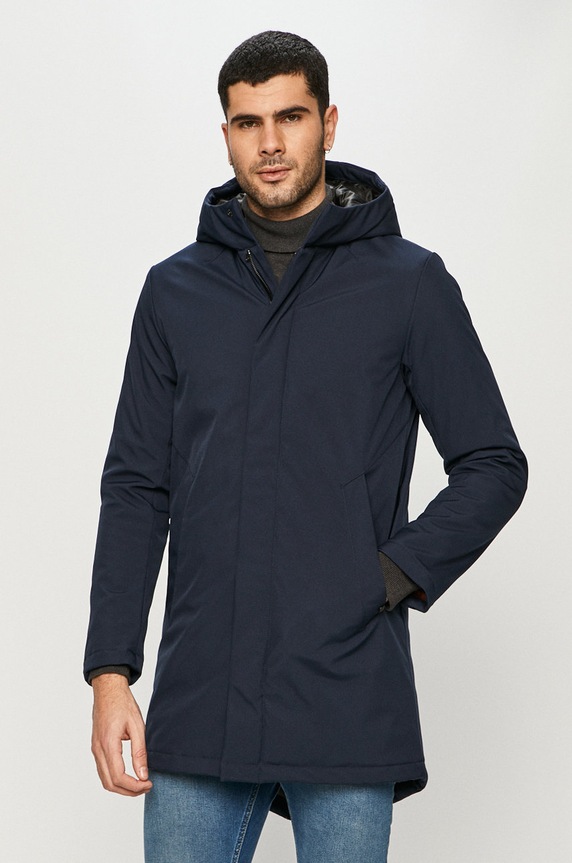 Premium by Jack&Jones Куртка с капюшоном тёмно-синий 12139850