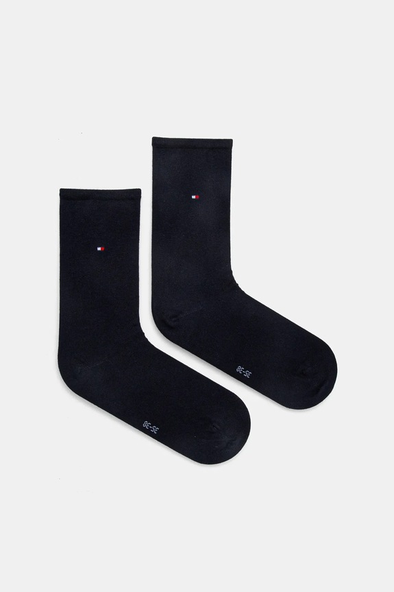 Tommy Hilfiger - Κάλτσες (2-pack) ψηλές κάλτσες σκούρο μπλε 371221.