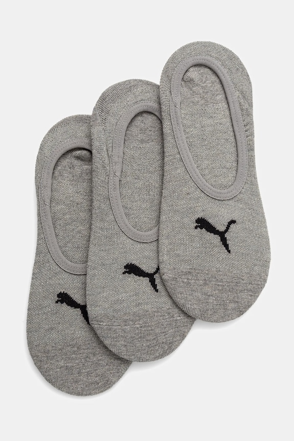 Puma - Ponožky (3-pak) Footie krátke ponožky sivá 906930