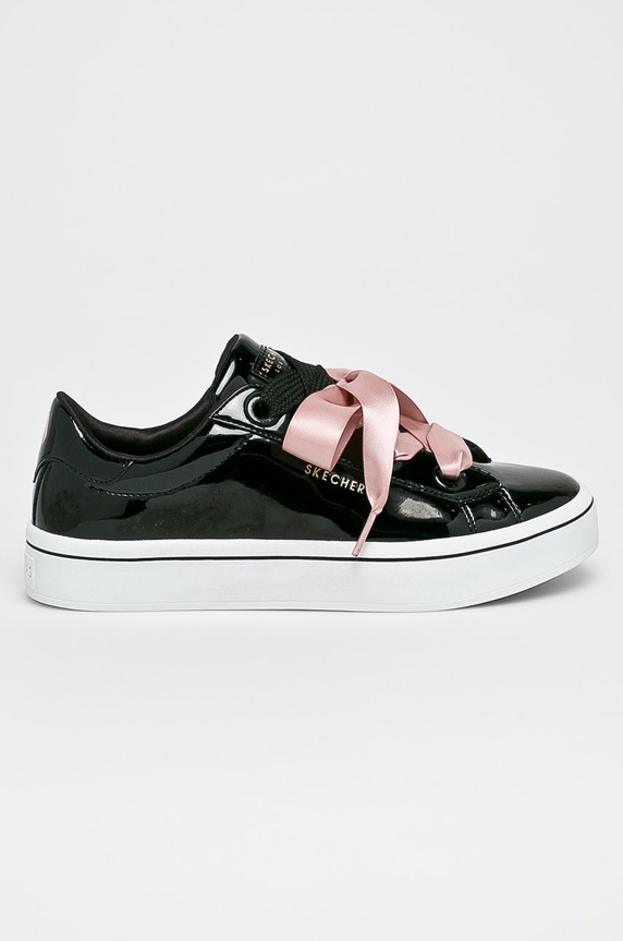 Skechers - Topánky plochá čierna 959