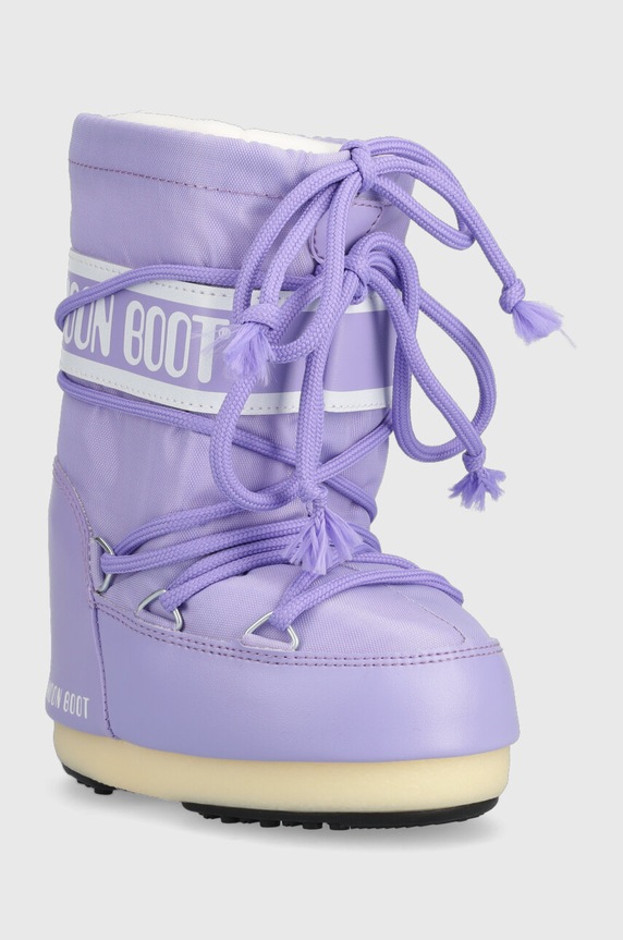 Moon Boot śniegowce dziecięce 14004400.G fioletowy AW23