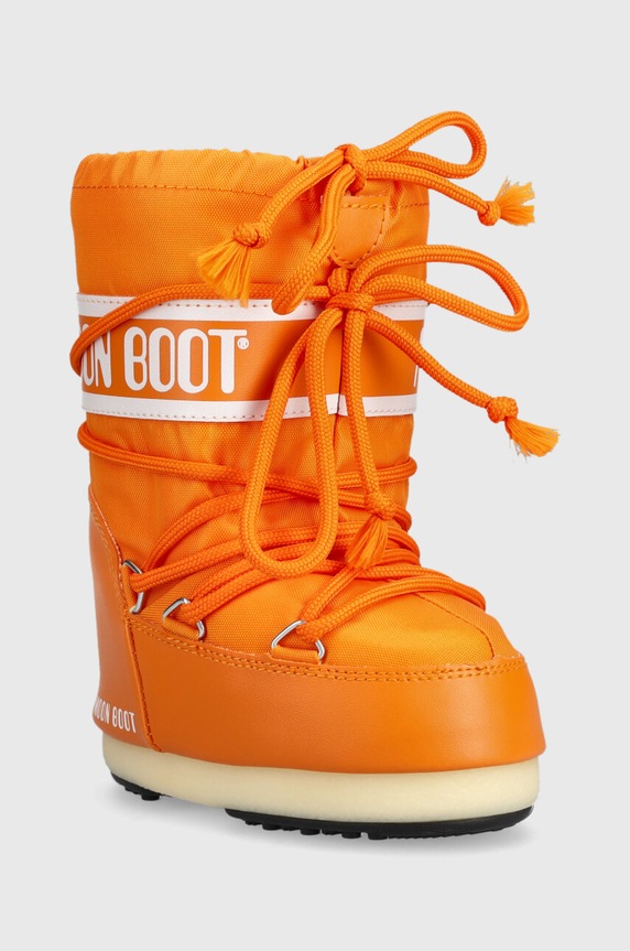Παιδικές μπότες χιονιού Moon Boot 14004400.G πορτοκαλί AW23