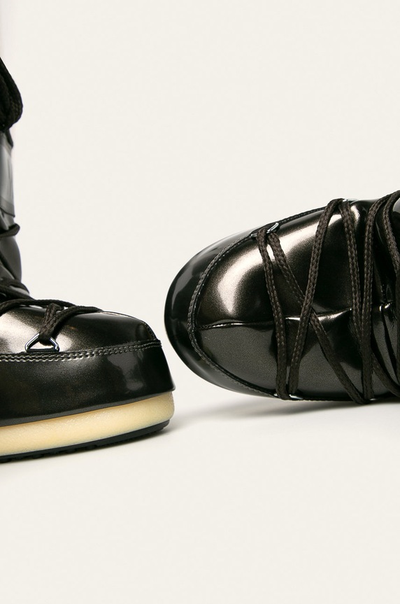 Moon Boot śniegowce dziecięce Vinile Met G 14021400.G czarny