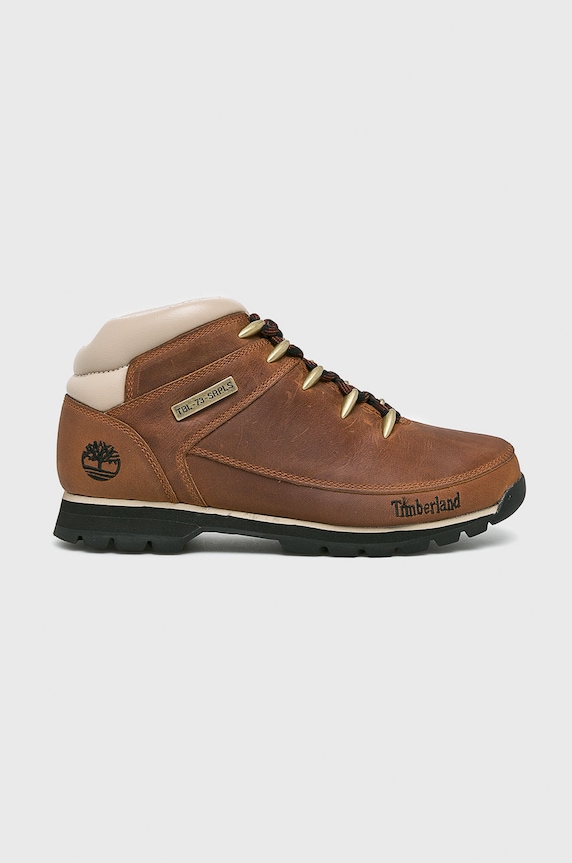 Timberland - Vysoké čižmy Euro Sprint Hiker usňová koža hnedá TB0A121K2141