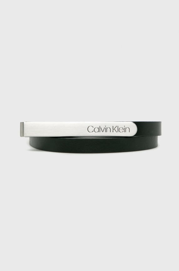 Calvin Klein - Curea de piele negru K60K604327