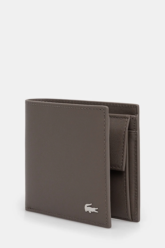 Lacoste portofel NH1112FG maro SS26