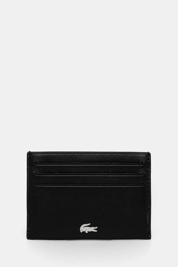 Lacoste - Kožená peňaženka čierna NH1346FG