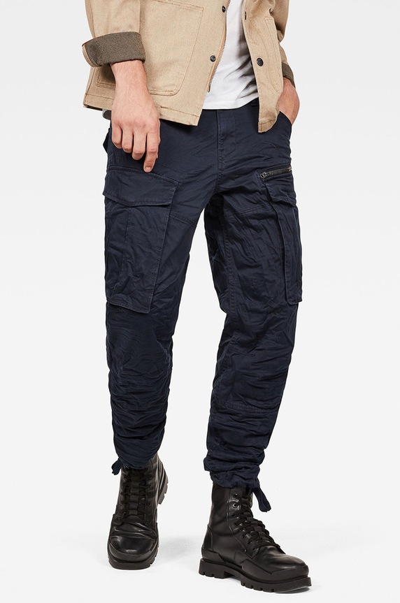 G-Star - Jeansy Rovic zip 3d regular tapered granatowy D02190.5126