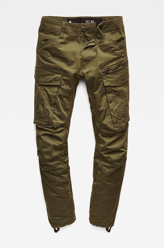 G-Star - Rifle Rovic Zip Rovic zip 3d regular tapered zelená D02190.5126