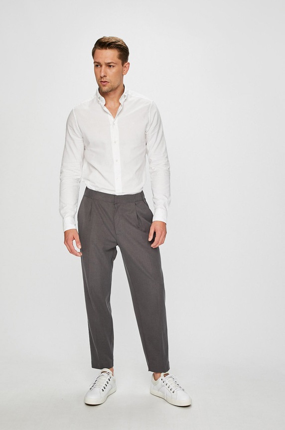 Review - Kalhoty 10740503560 šedá AW18