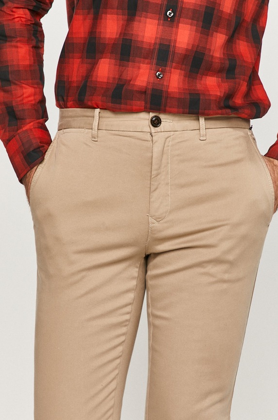 Tommy Hilfiger - Παντελόνι μπεζ MW0MW08644