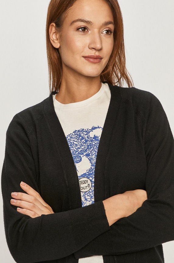 Jacqueline de Yong - Kardigan Day czarny 15154643