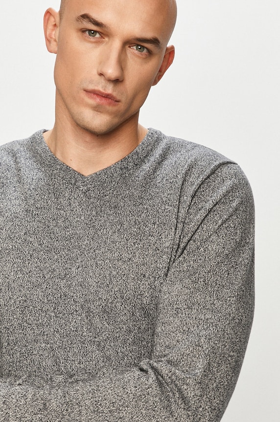 Jack & Jones - Sweter szpic granatowy 12137194