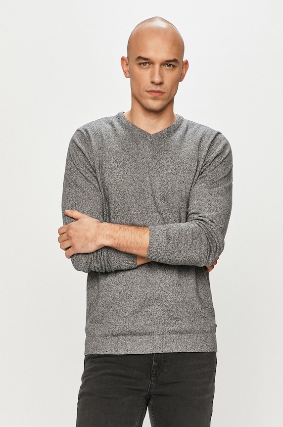 Jack & Jones - Sweter granatowy 12137194