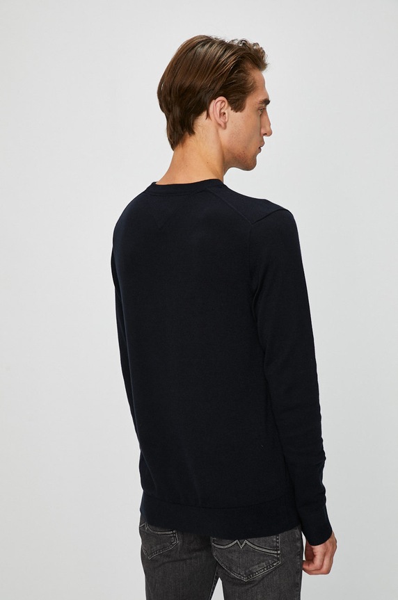Îmbrăcăminte Tommy Hilfiger Pulover MW0MW04978 bleumarin