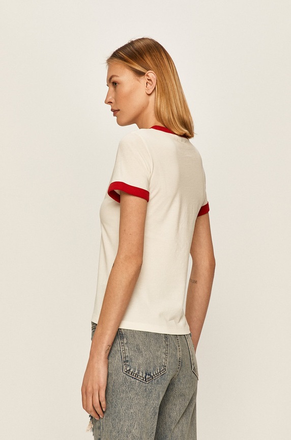 Odzież Wrangler - Top W7385G202 biały