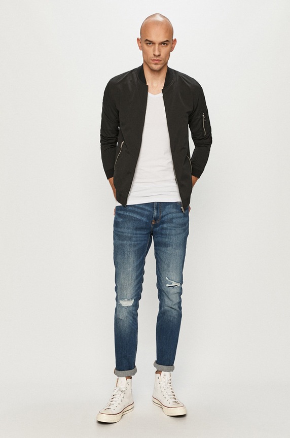 Jack & Jones - Pánske tričko 12059219 biela AA00
