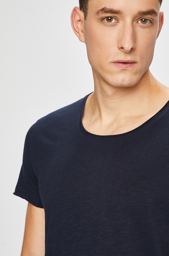 Jack & Jones - T-shirt granatowy 12136679