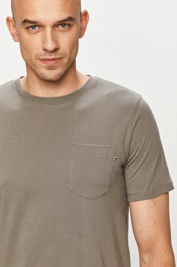 Jack & Jones - T-shirt bawełna szary 12136714