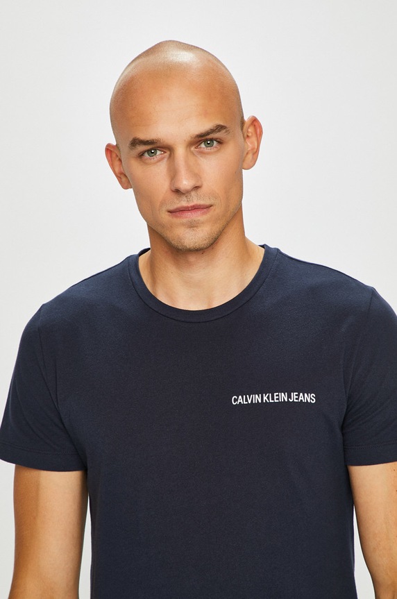 Calvin Klein Jeans - Pánske tričko tmavomodrá J30J307852