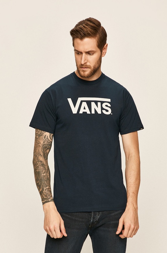 Vans - T-shirt nyomtatásos sötétkék VGGGNAV