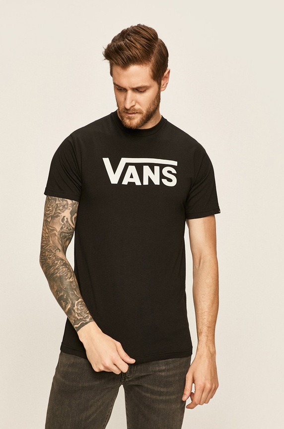 Vans tricou print negru VGGGY28