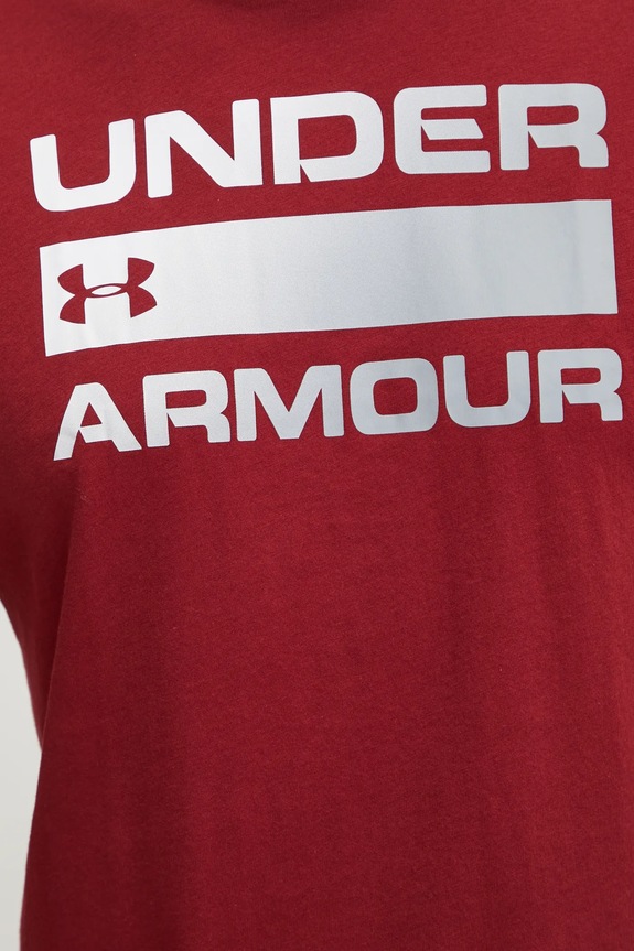 Under Armour t-shirt Ανδρικό TEAM ISSUE WORDMARK 1329582 μπορντό