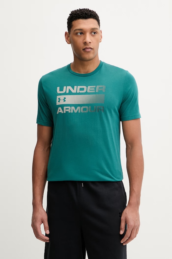 Under Armour t-shirt Ανδρικό TEAM ISSUE WORDMARK άλλο πράσινο 1329582