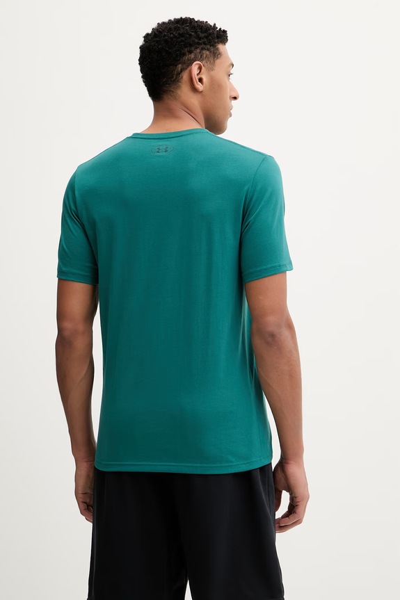 Ρούχα Under Armour t-shirt Ανδρικό TEAM ISSUE WORDMARK 1329582 πράσινο