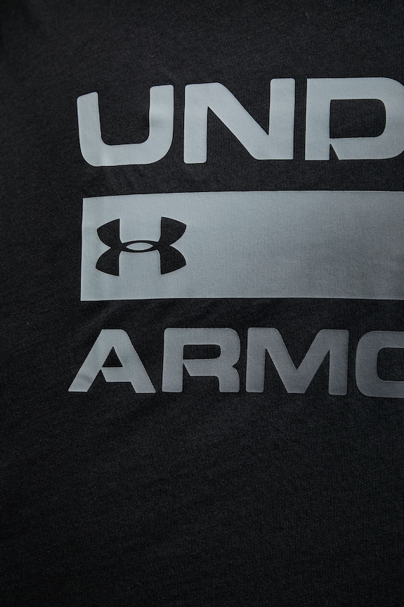 Under Armour t-shirt ανδρικό TEAM ISSUE WORDMARK 1329582 μαύρο