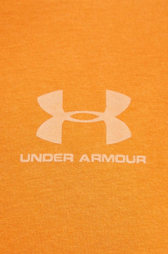 Under Armour t-shirt treningowy SPORTSTYLE LEFT CHEST 1326799 pomarańczowy