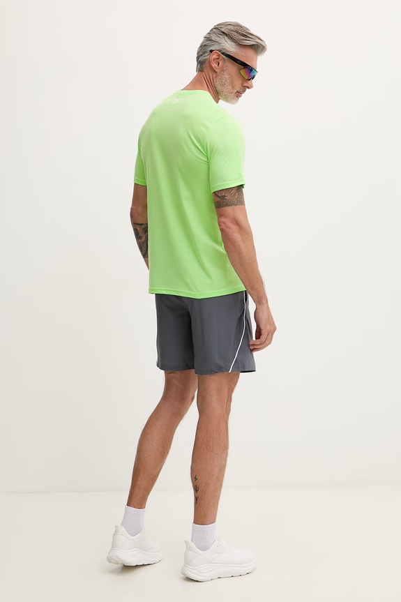Under Armour t-shirt γυμναστικής ανδρικό με βαμβάκι SPORTSTYLE LEFT CHEST 1326799 πράσινο SS26