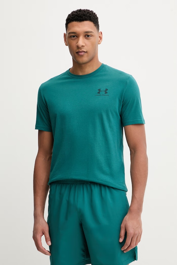 Μπλουζάκι προπόνησης Under Armour SPORTSTYLE LEFT CHEST πράσινο 1326799