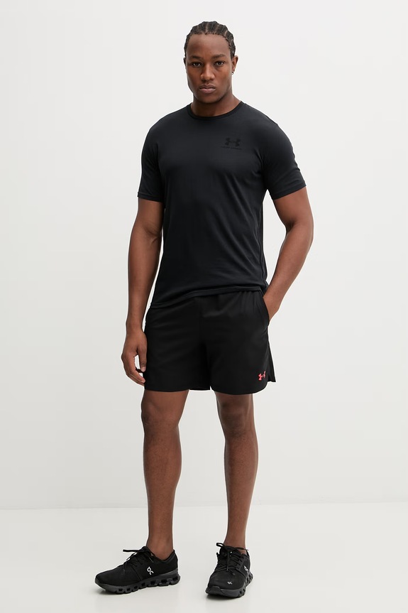 Under Armour tricou 1326799 negru SS26