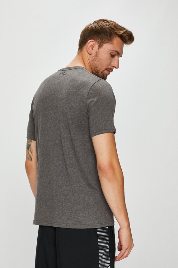 Odzież Under Armour t-shirt treningowy SPORTSTYLE LEFT CHEST 1326799 szary