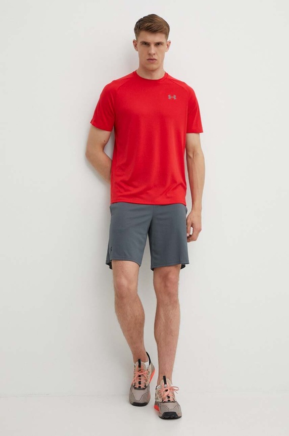 Under Armour t-shirt γυμναστικής ανδρικό Tech SS Tee 2.0 1326413 κόκκινο SS26
