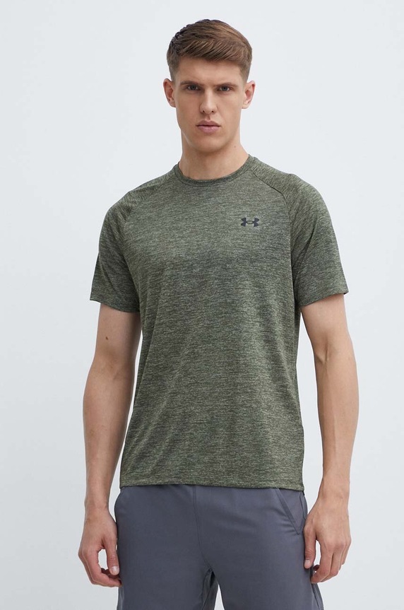 Under Armour t-shirt γυμναστικής Ανδρικό Tech SS Tee 2.0 πράσινο 1326413