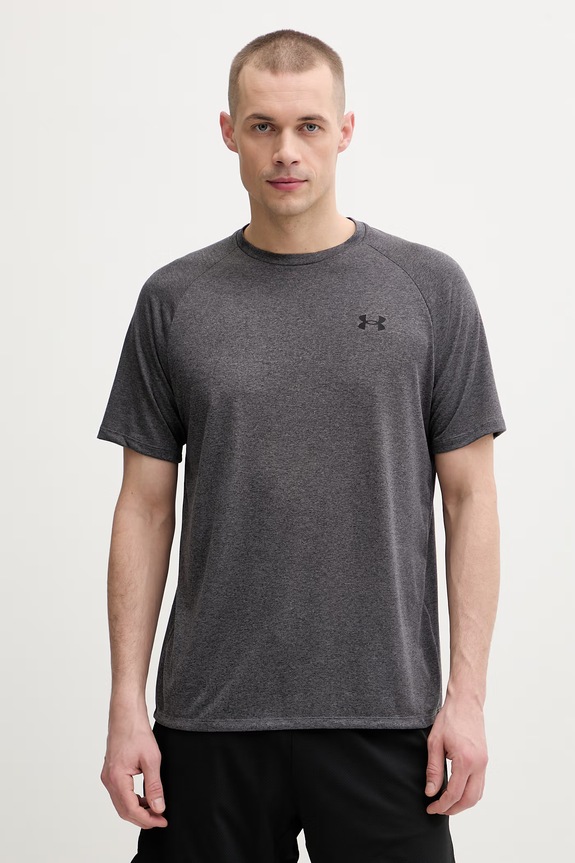 Under Armour t-shirt γυμναστικής Ανδρικό Tech SS Tee 2.0 μελανζέ γκρί 1326413