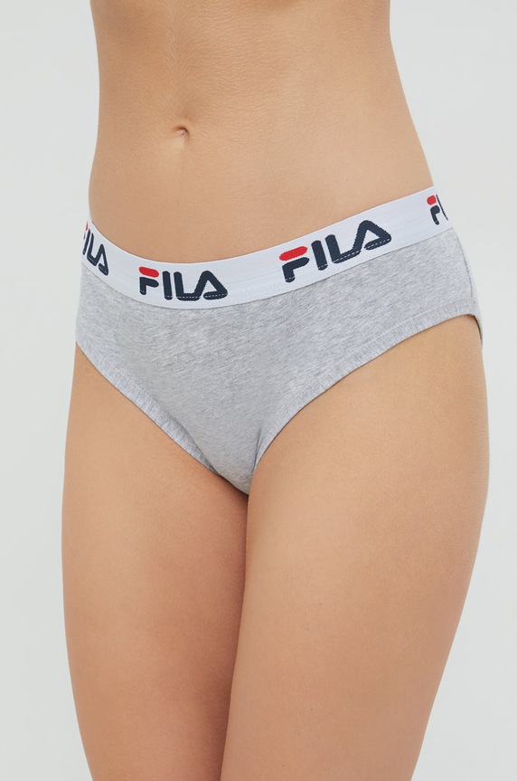 Fila bugyi női aplikációval szürke FU6043