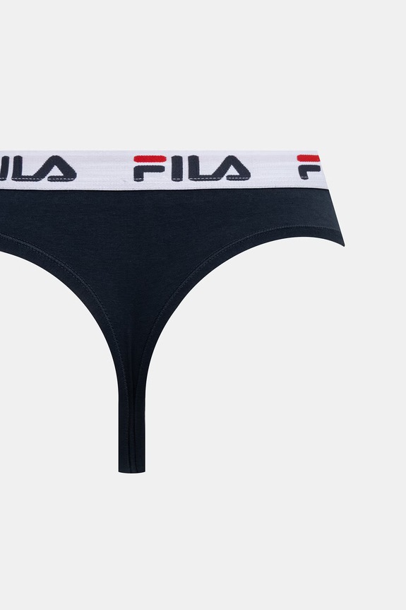 Fila stringi damskie bawełniane z elastanem FU6061 granatowy AA00