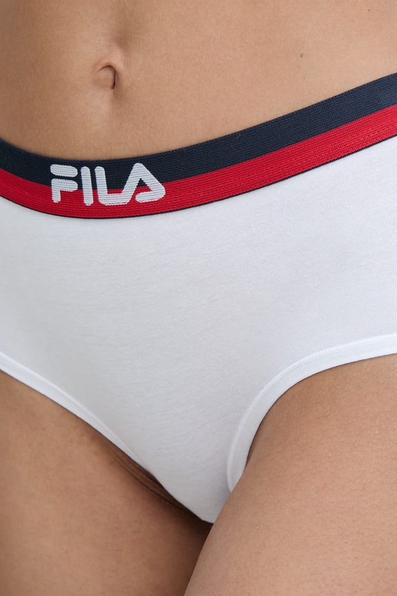 Oblačila Fila klasične hlačke ženske FU6051 bela
