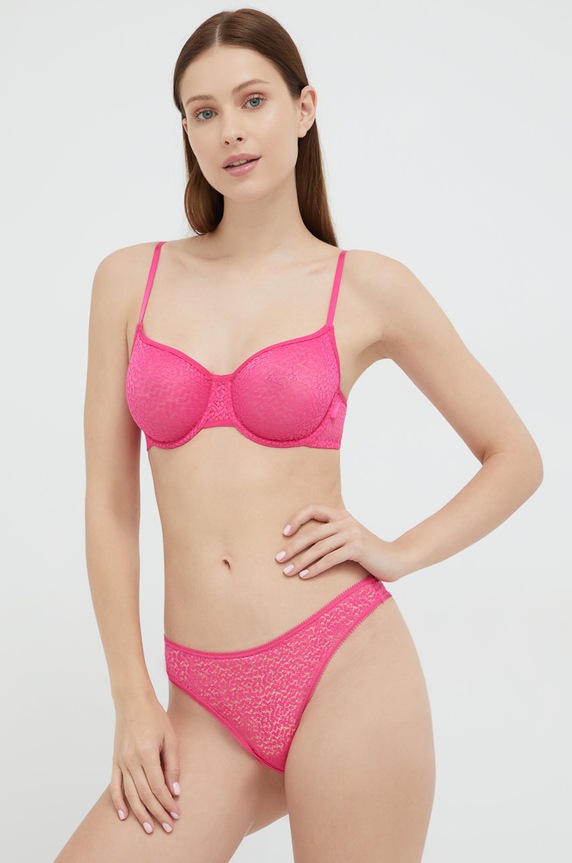 Odzież Dkny - Biustonosz DK4019 DK4019 różowy