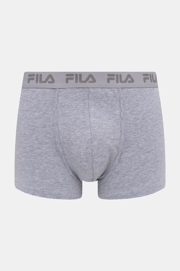 Fila bokserki dopasowane męskie z bawełną 2-pack FU5004/2 szary AA00