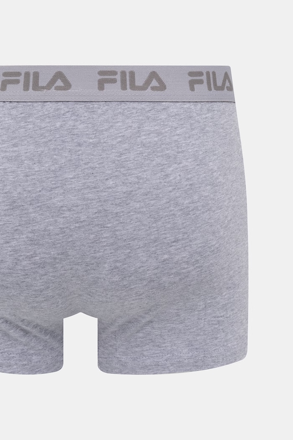 Odzież Fila bokserki dopasowane męskie z bawełną 2-pack FU5004/2 szary