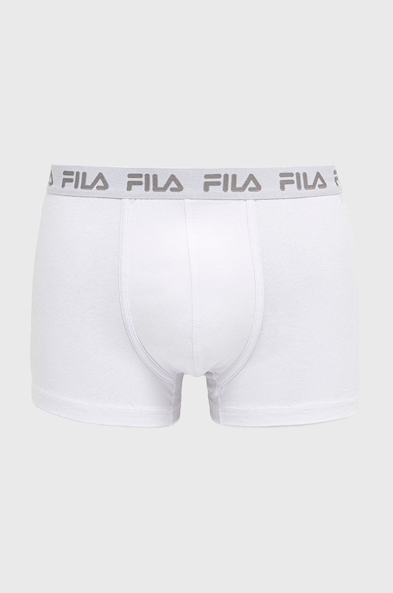 Fila bokserki dopasowane męskie z bawełną 2-pack dzianina biały FU5004/2